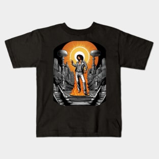 Disco's Inferno - Dore Series Kids T-Shirt